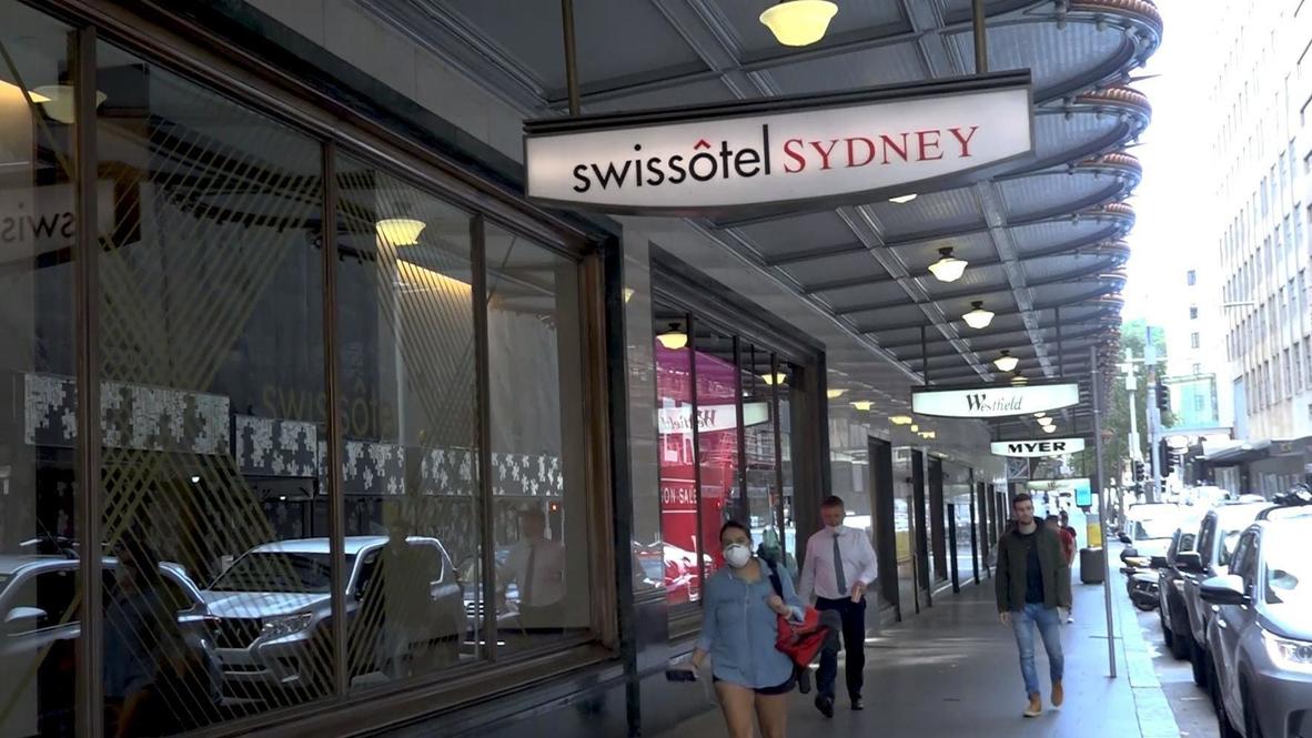 Australia: Residents react as cruise ship passengers quarantined in central Sydney hotel