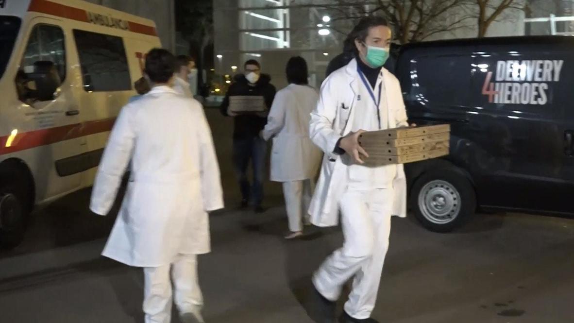 Spain: Barcelona food companies team up to feed 'hero' health workers amid coronavirus outbreak