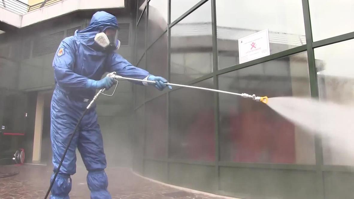 Italy: Russian coronavirus response team disinfects care homes in Lombardy