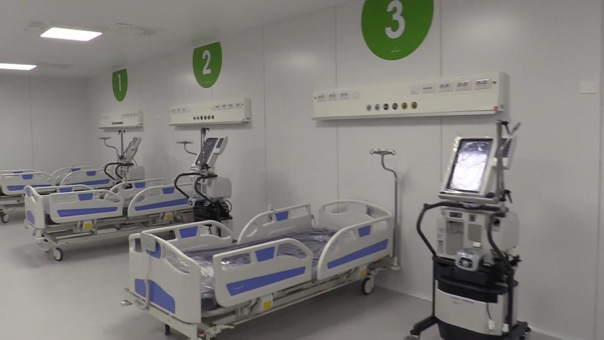 Italy: New coronavirus hospital inaugurated at Milan's Fair