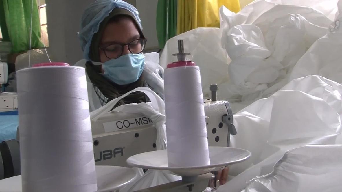 Tunisia: Quarantined community of workers make 50,000 masks per day