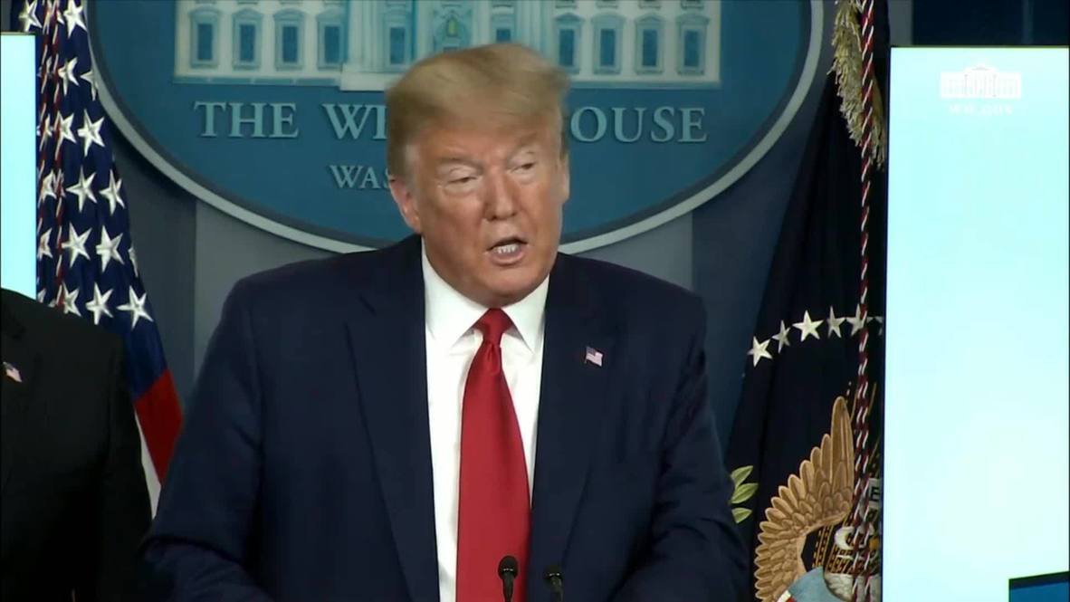 EE. UU.: Trump advierte que se avecinan "dos semanas muy, muy dolorosas" de la crisis del coronavirus