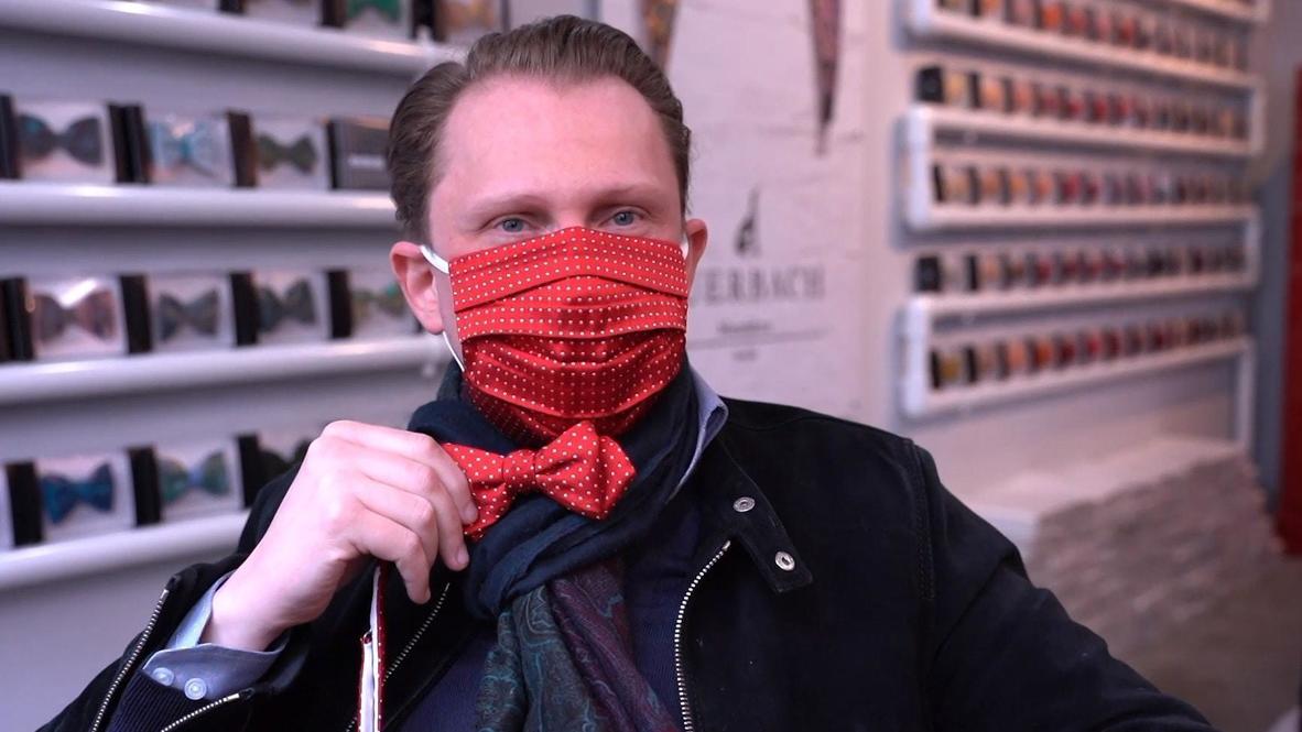 Alemania: Fabricante de accesorios de lujo se pasa a la producción de mascarillas llenas de estilo