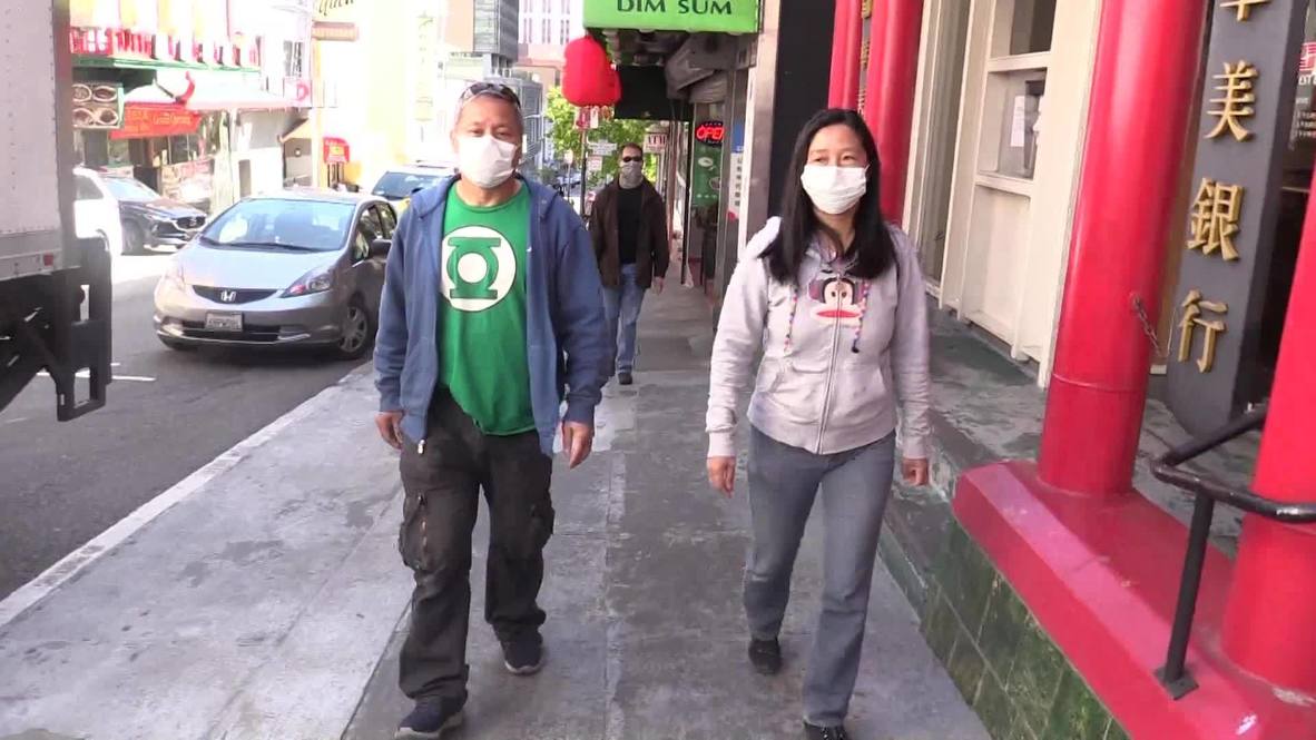 USA: Volunteer veterans patrol SF's Chinatown to fight coronavirus-related racism