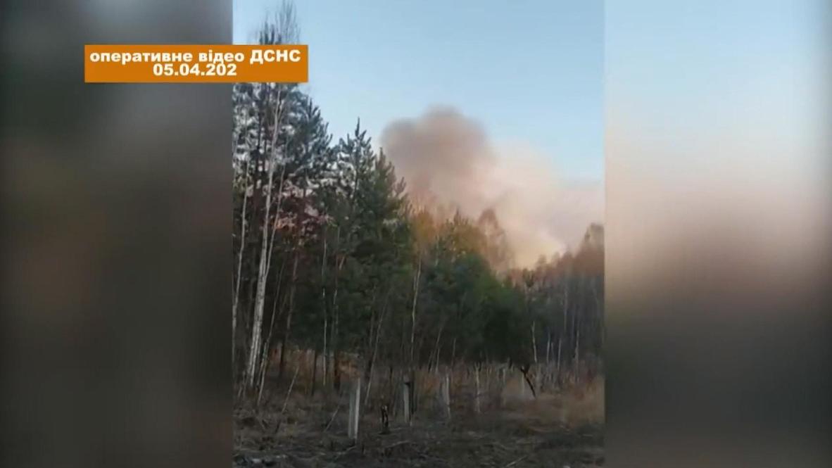 Ukraine: Forest fires near Chernobyl increase radiation levels