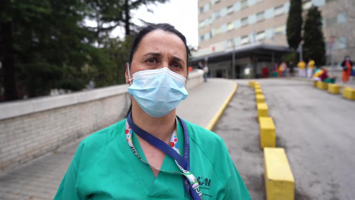 Spain: 'We always have patients waiting' - Madrid health workers as death toll slows