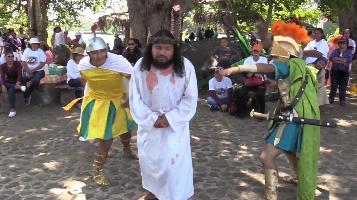 Nicaragua: Gobierno organiza representación del viacrucis en medio de la pandemia de coronavirus