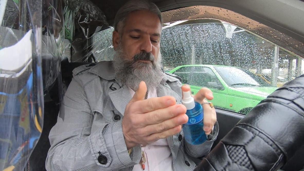 Iran: Taxi and bus drivers comment on safety measures implemented during coronavirus pandemic