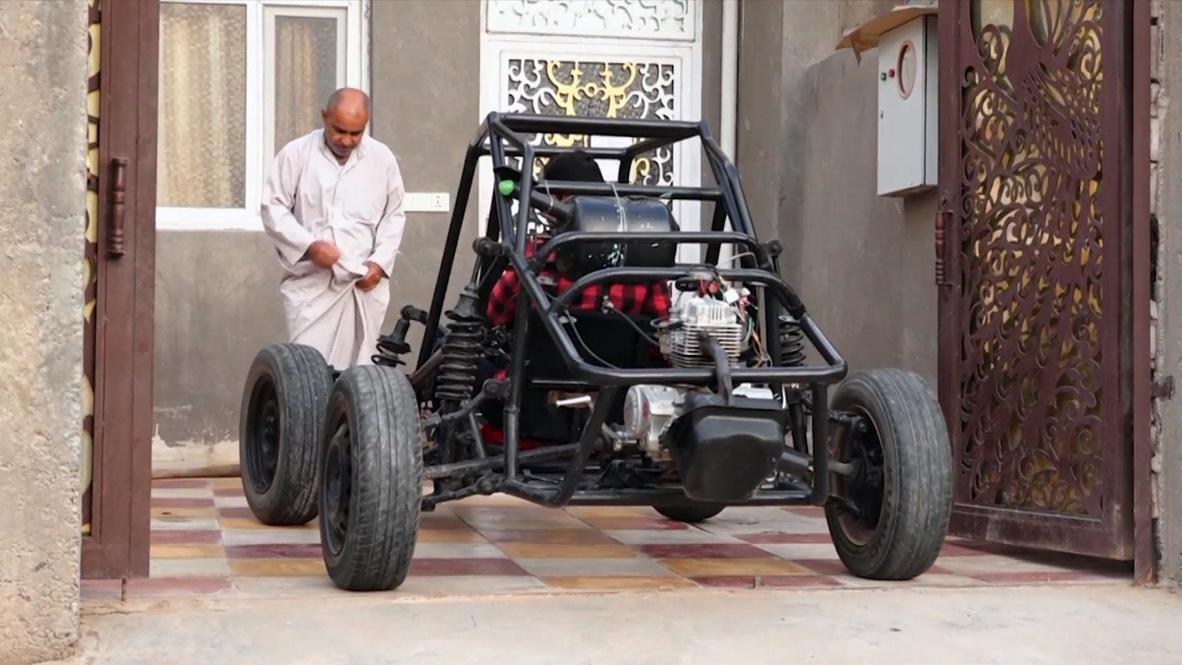 Iraq: Student recreates video game buggy during coronavirus lockdown