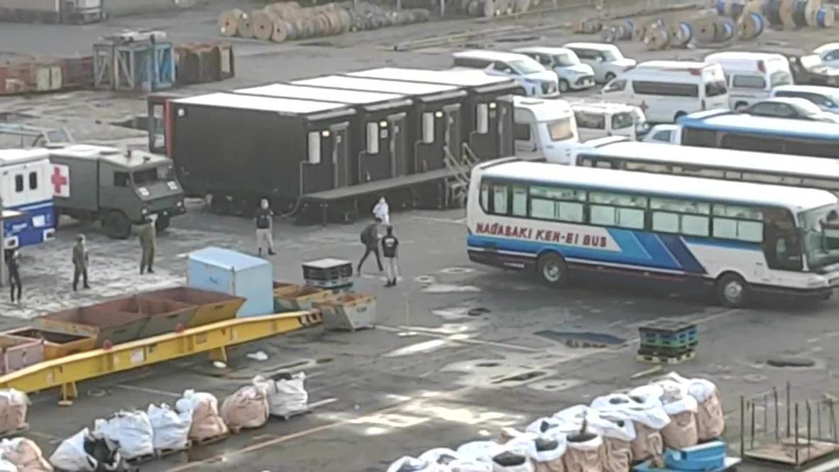 Japan: Crew begin disembarking Costa Atlantica cruise ship hit by COVID-19