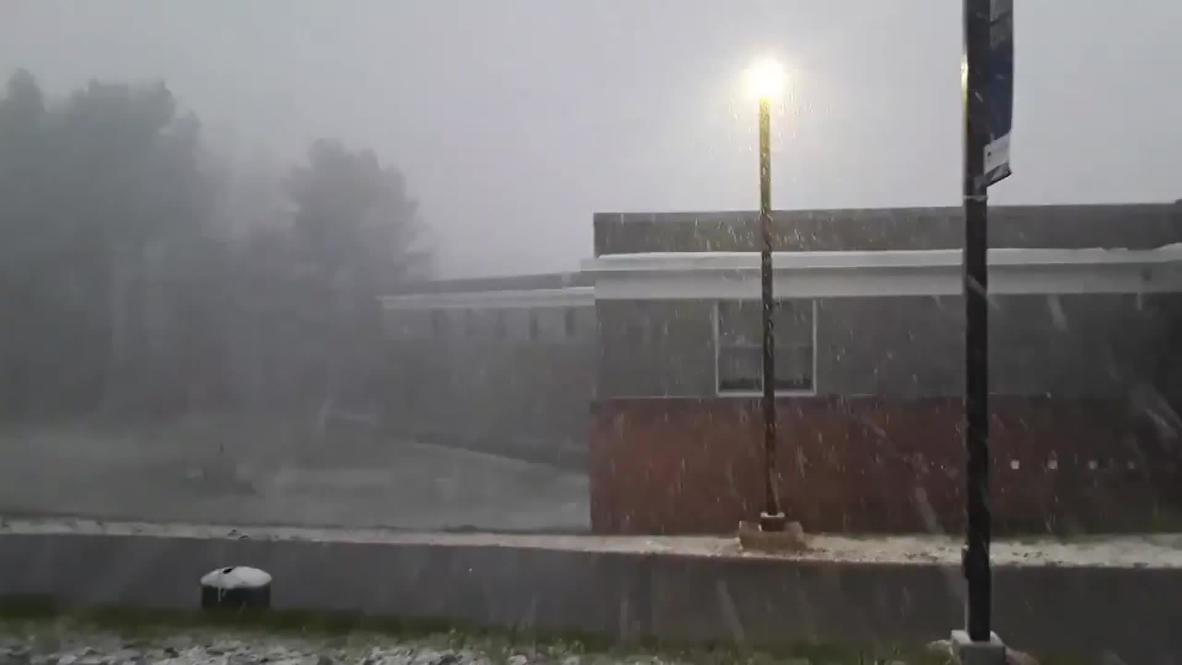 EE.UU.: Un vórtice polar provoca una nevada en Vermont