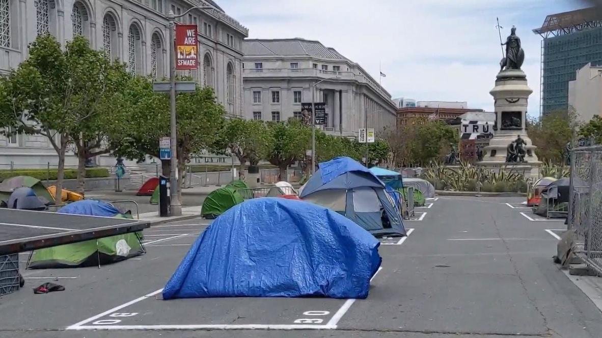 USA Tent camp for homeless opens in San Francisco amid pandemic