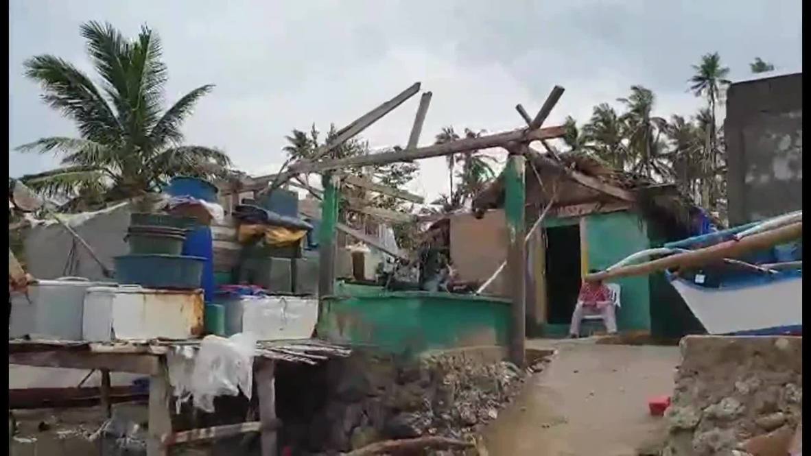 Filipinas: El tifón Vongfong deja devastación a su paso en la provincia de Quezón