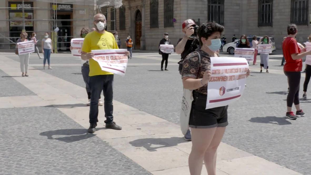Spain: Catalan activists urge authorities to 'unlock' their rights and freedoms amid lockdown