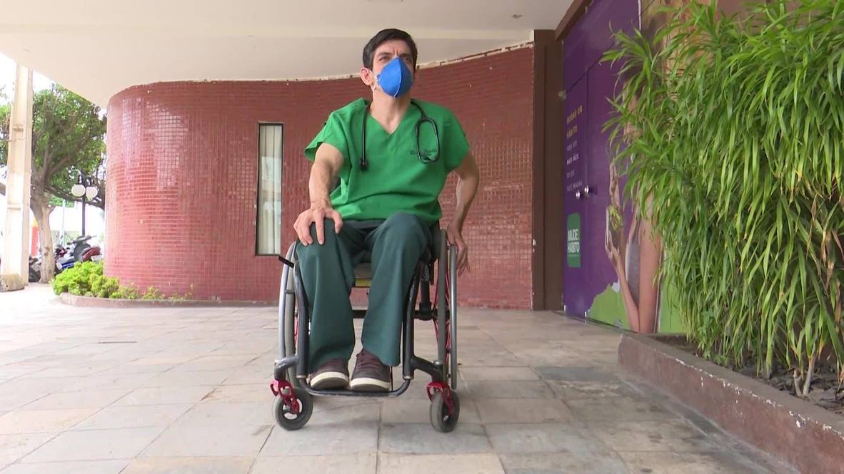 Brazil: Paraplegic doctor treats COVID-19 patients in Mossoro despite disability