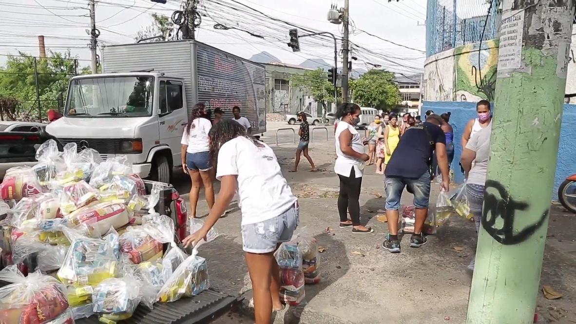 Brazil: Favela art project hands out donations to vulnerable families amid coronavirus hardship