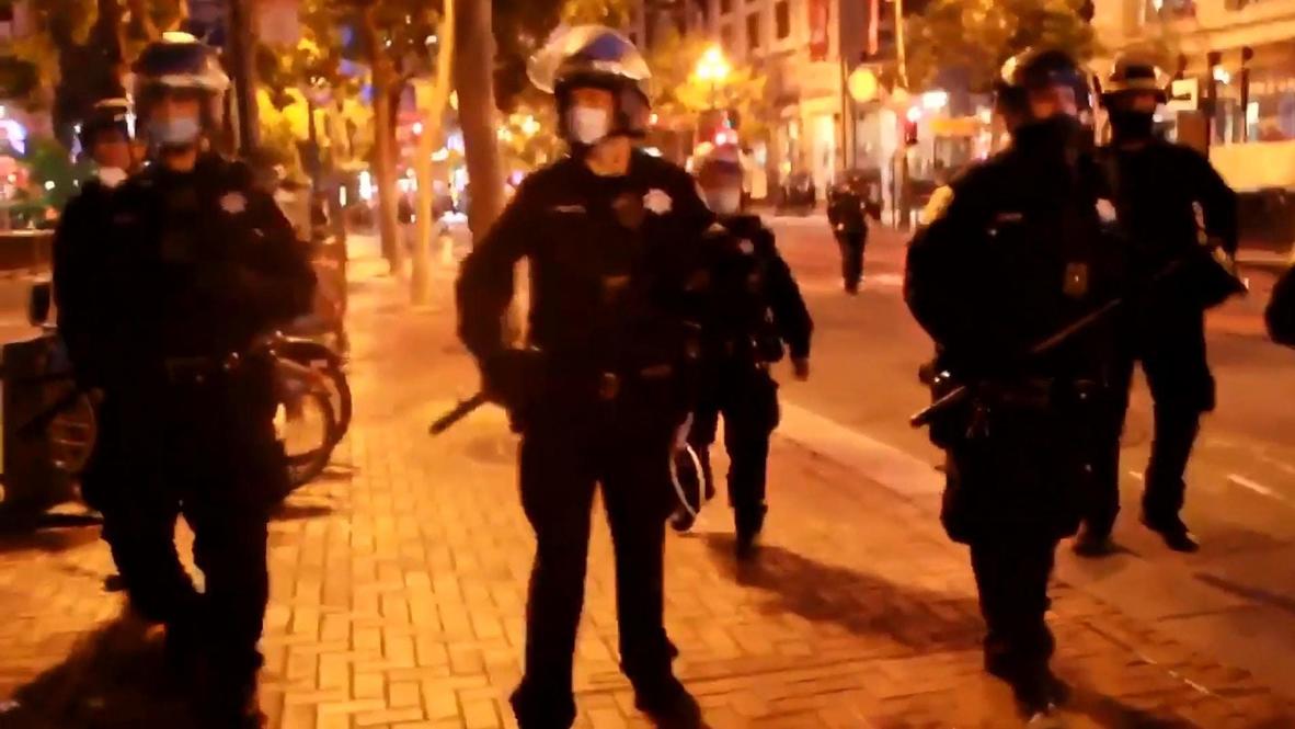 الولايات المتحدة الأمريكية: تحوّل الاحتجاجات على مقتل فلويد إلى أعمال نهب في سان فرانسيسكو