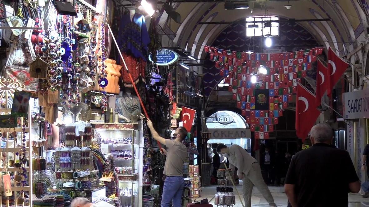 Turkey: Istanbul’s iconic Grand Bazaar reopens as COVID restrictions further eased