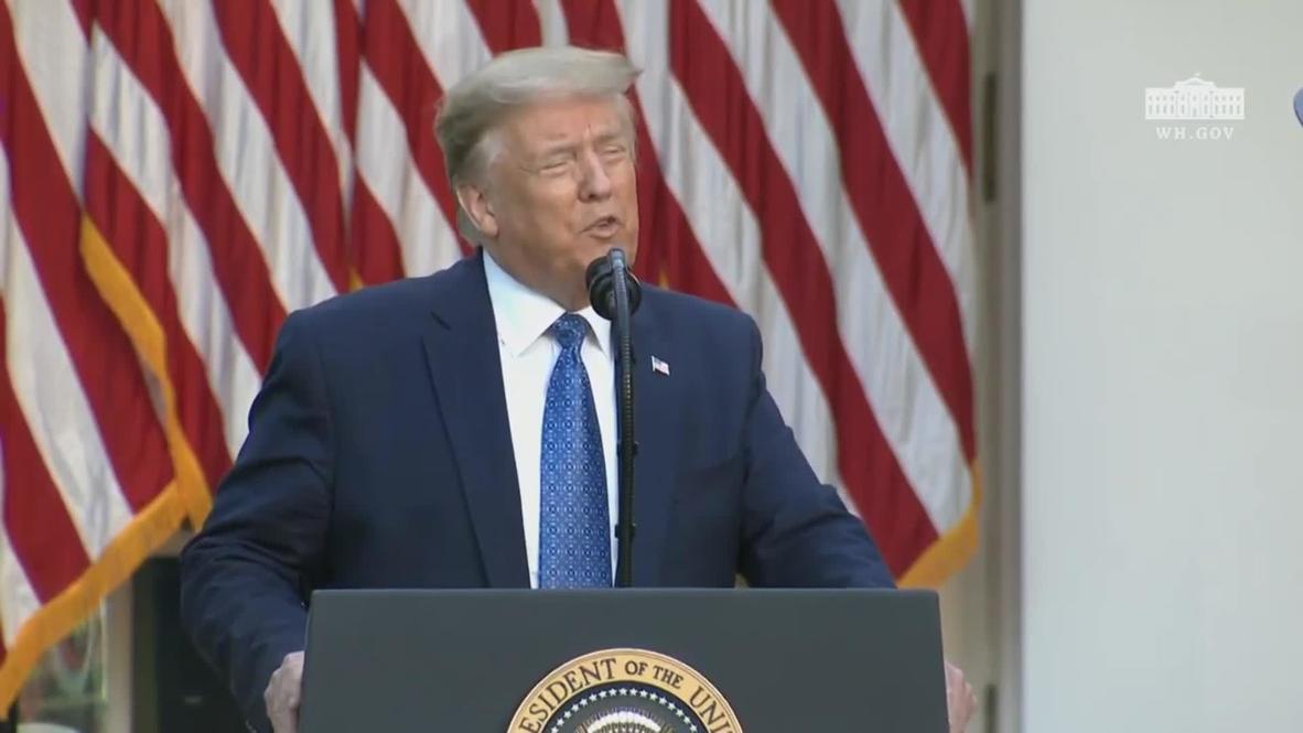 USA: 'I am your President of law and order' says Trump as he threatens to deploy military