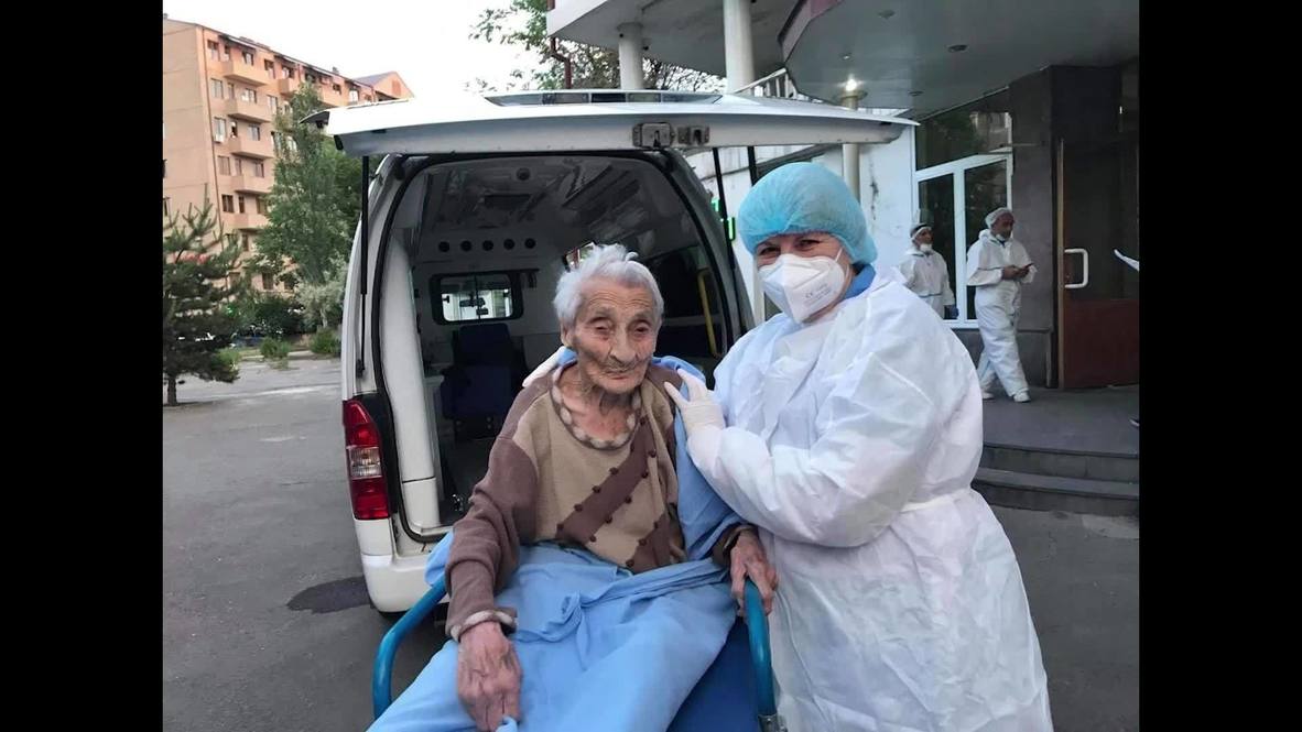 Armenia: 101-year-old woman beats COVID-19