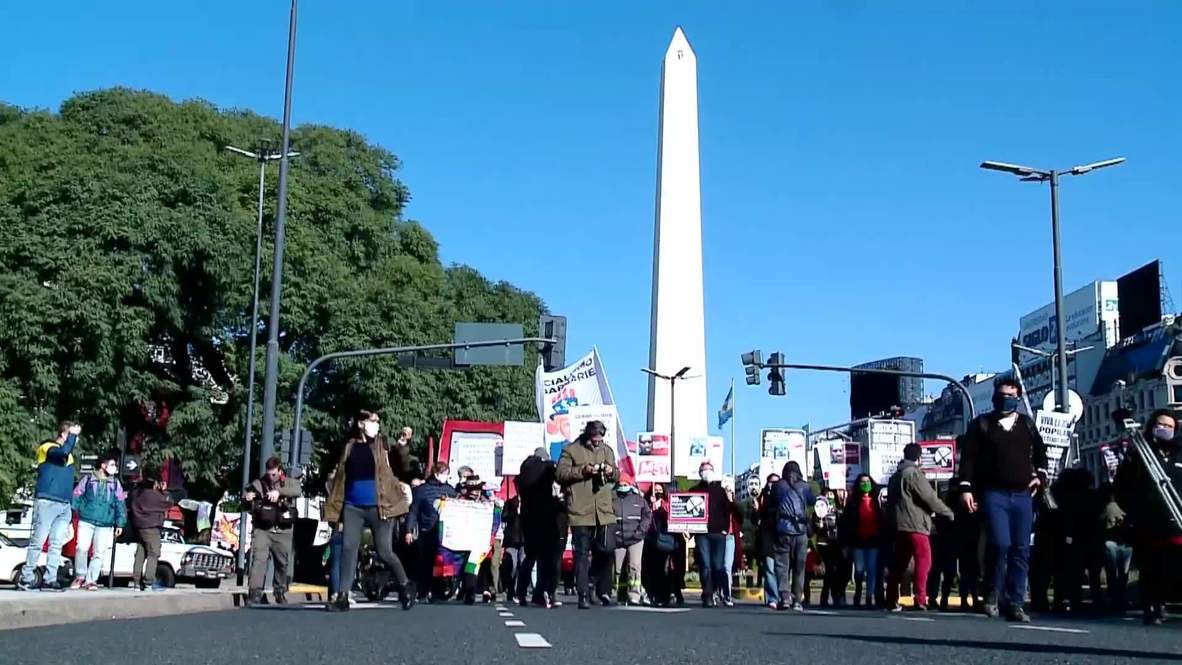 Argentina: Manifestantes rechazan el racismo y exigen justicia para George Floyd