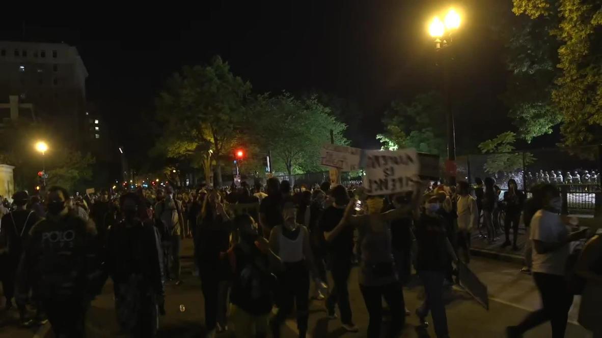 EE.UU.: Vehículos militares en las calles mientras las protestas de Floyd continúan en DC