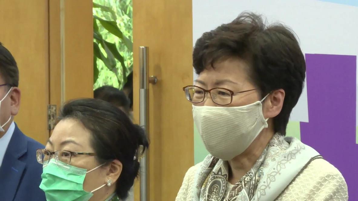 China: Jefa ejecutiva de Hong Kong acusa a gobiernos extranjeros de un “doble estándar flagrante”