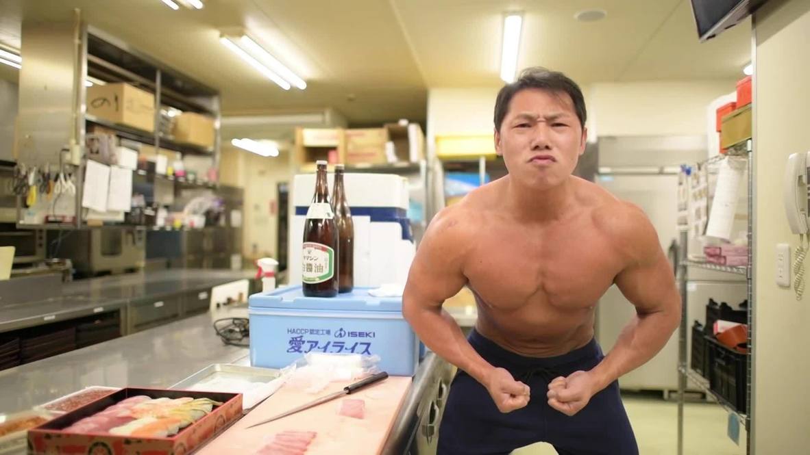 Japan: Sushi delivery service in Nagoya 'buffs up' its service