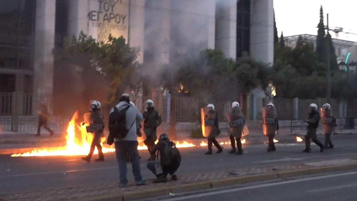 Grecia: Marcha por George Floyd termina con violentos incidentes en Atenas