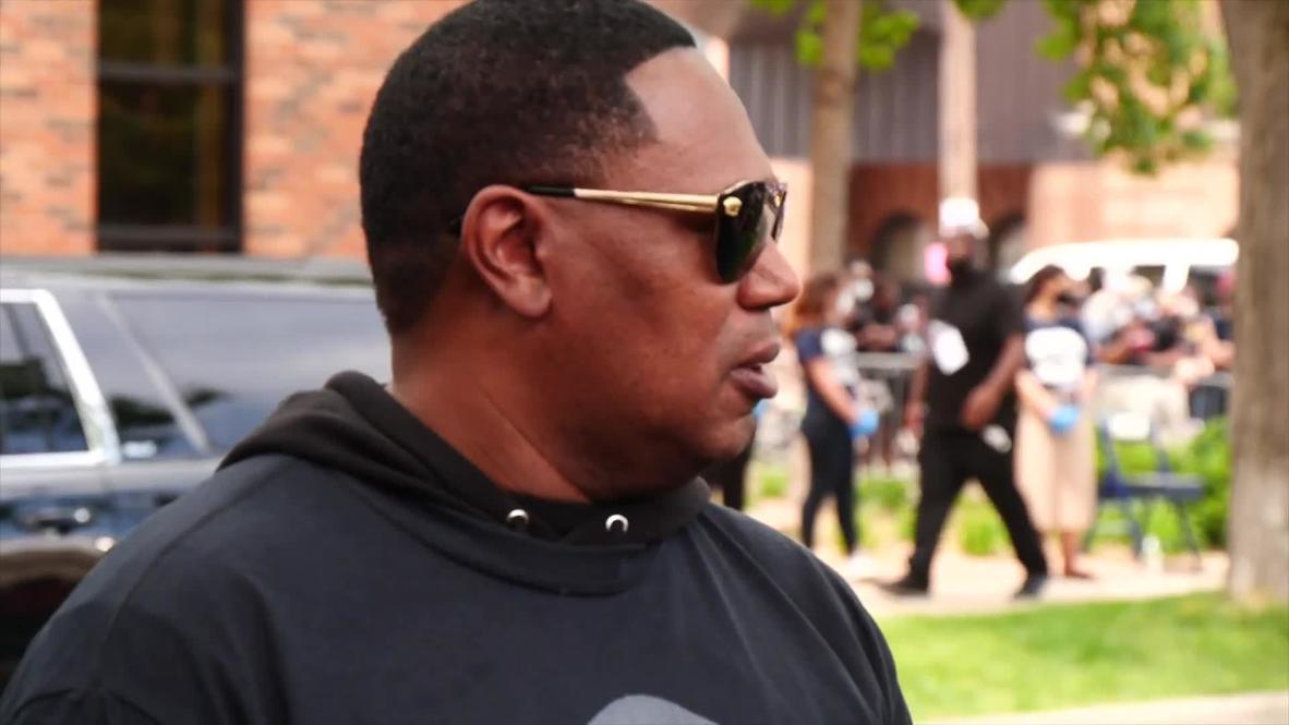 USA: Rapper Master P among hundreds mourning Floyd's death at Minneapolis memorial service