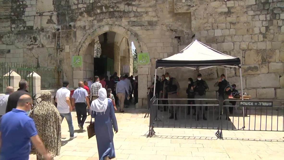Jerusalén Este: Fieles acuden a la mezquita al-Aqsa al reanudarse las oraciones tras la pandemia