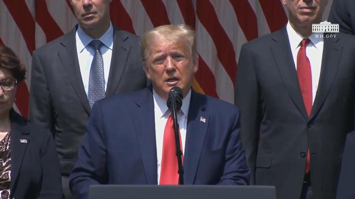 USA: 'A great day for him, it's a great day for everybody' - Trump on George Floyd
