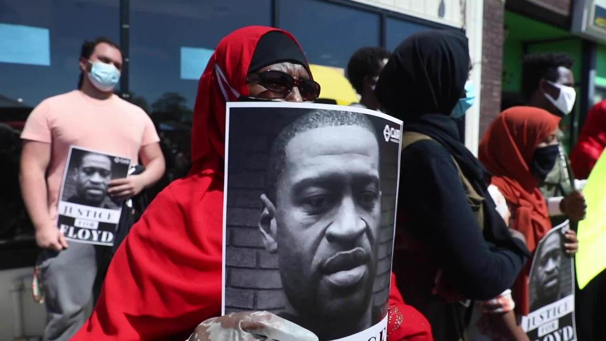 USA: Black Muslims honour George Floyd in Minneapolis