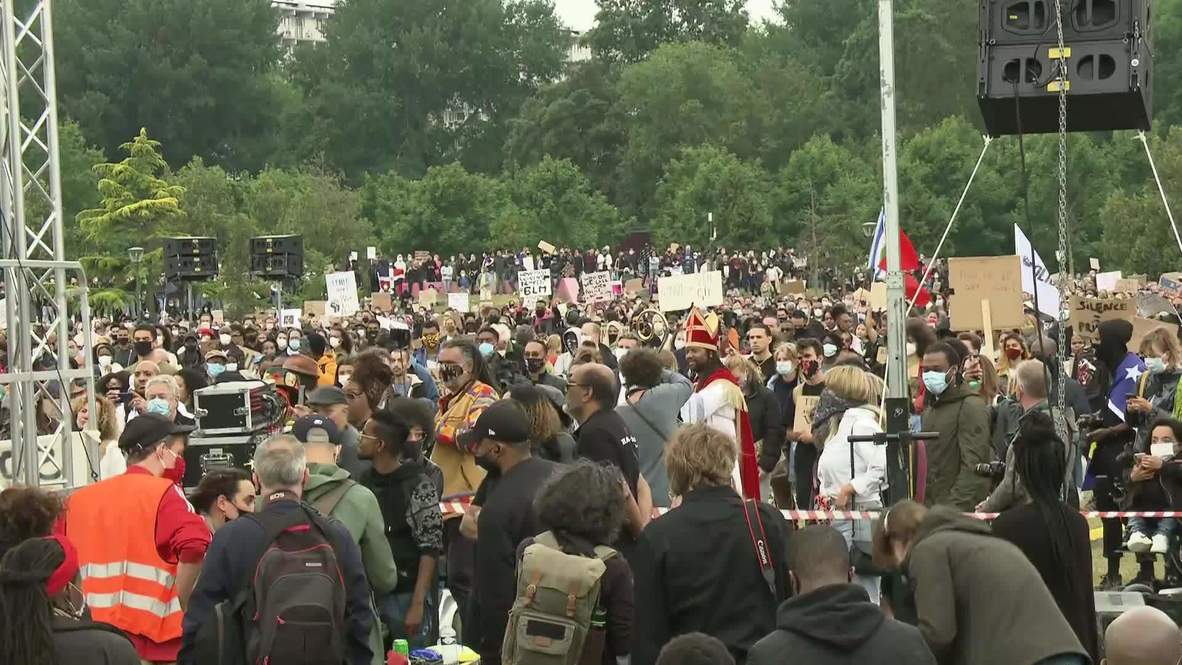 Netherlands: Thousands rally in Nelson Mandela Park as BLM protests continue