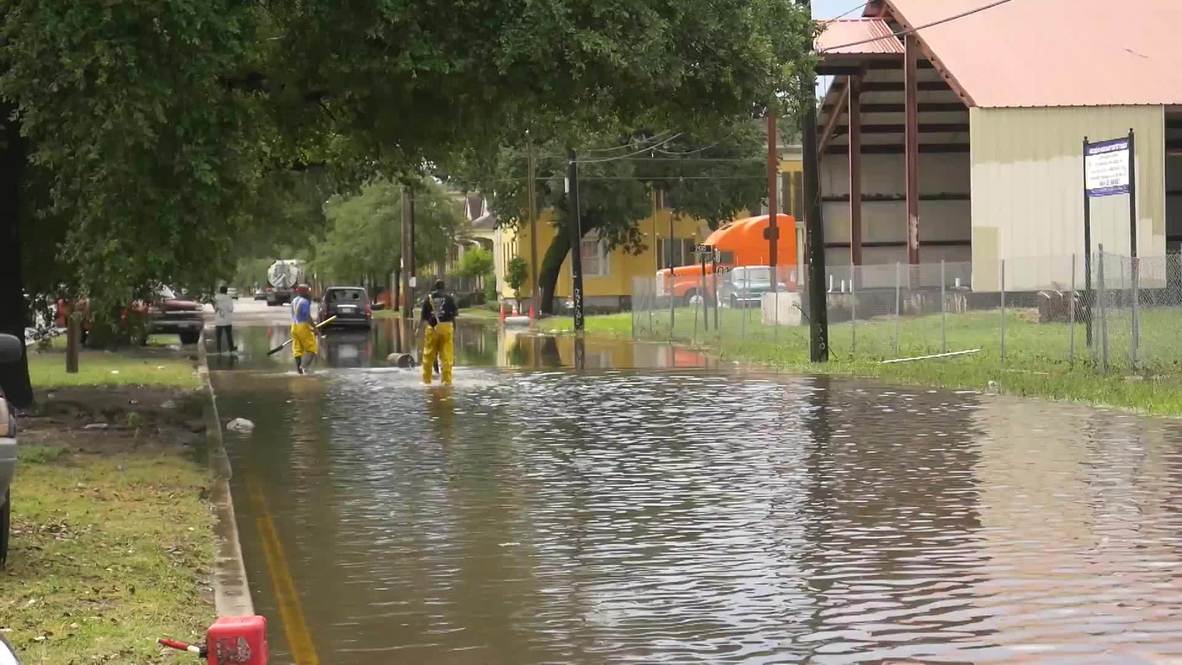 USA: Flooding in New Orleans as tropical storm Cristobal moves north