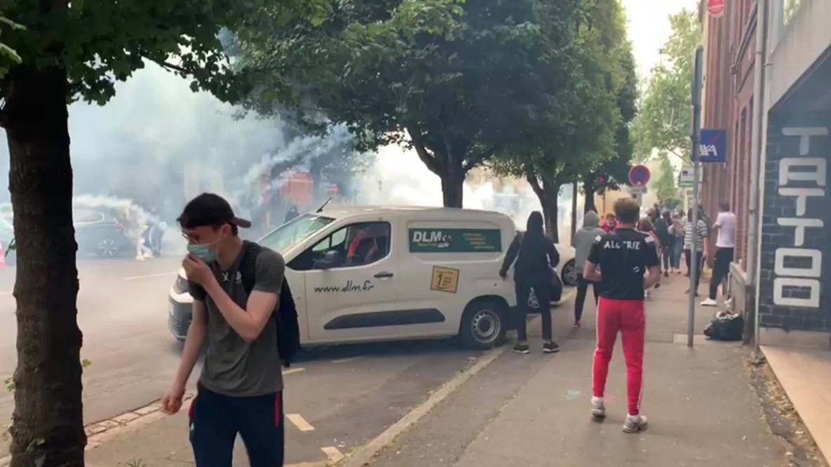 France: Police deploy tear gas against protesters at anti-racism rally in Lille