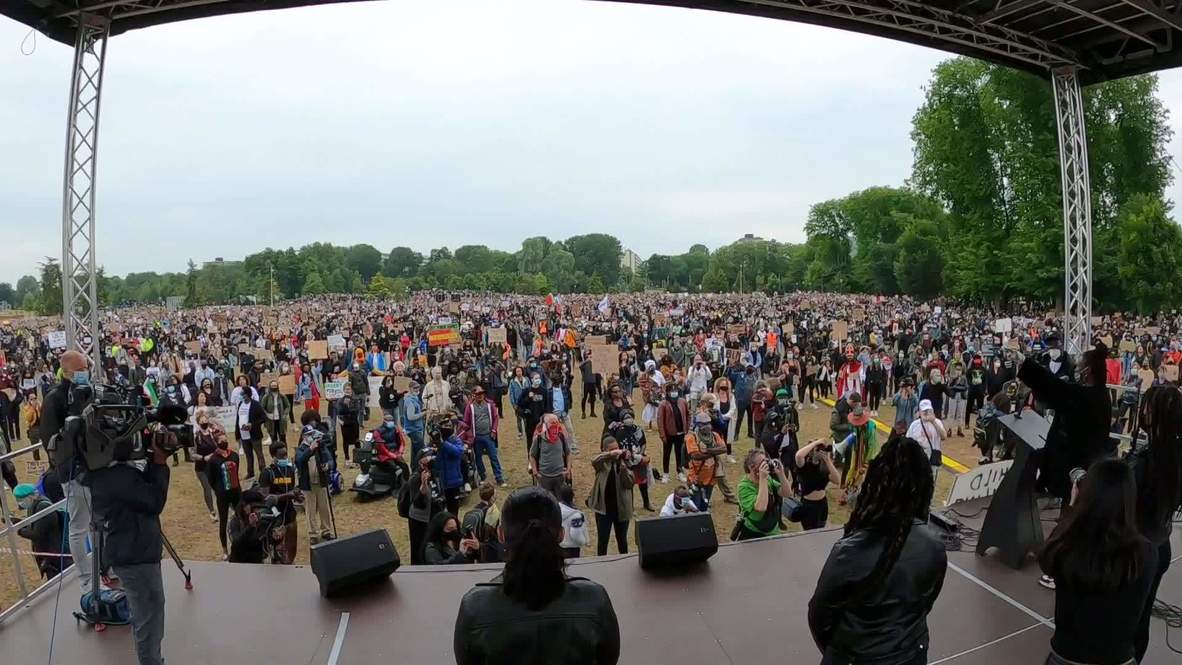 Países Bajos: Miles de manifestantes asisten a protesta de "Black Lives Matter" en Ámsterdam