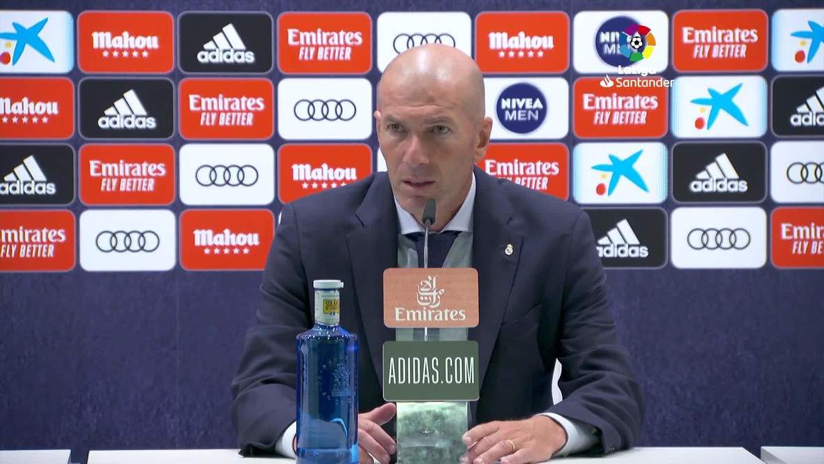 إسبانيا: مدرب ريال مدريد زيدان مسرور بفوز فريقه