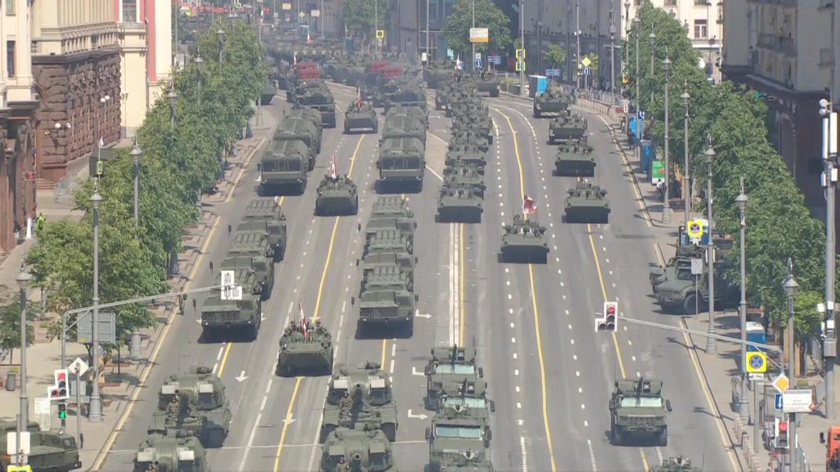 Rusia: Moscú ensaya desfile militar antes de la 75 aniversario del Día de la Victoria