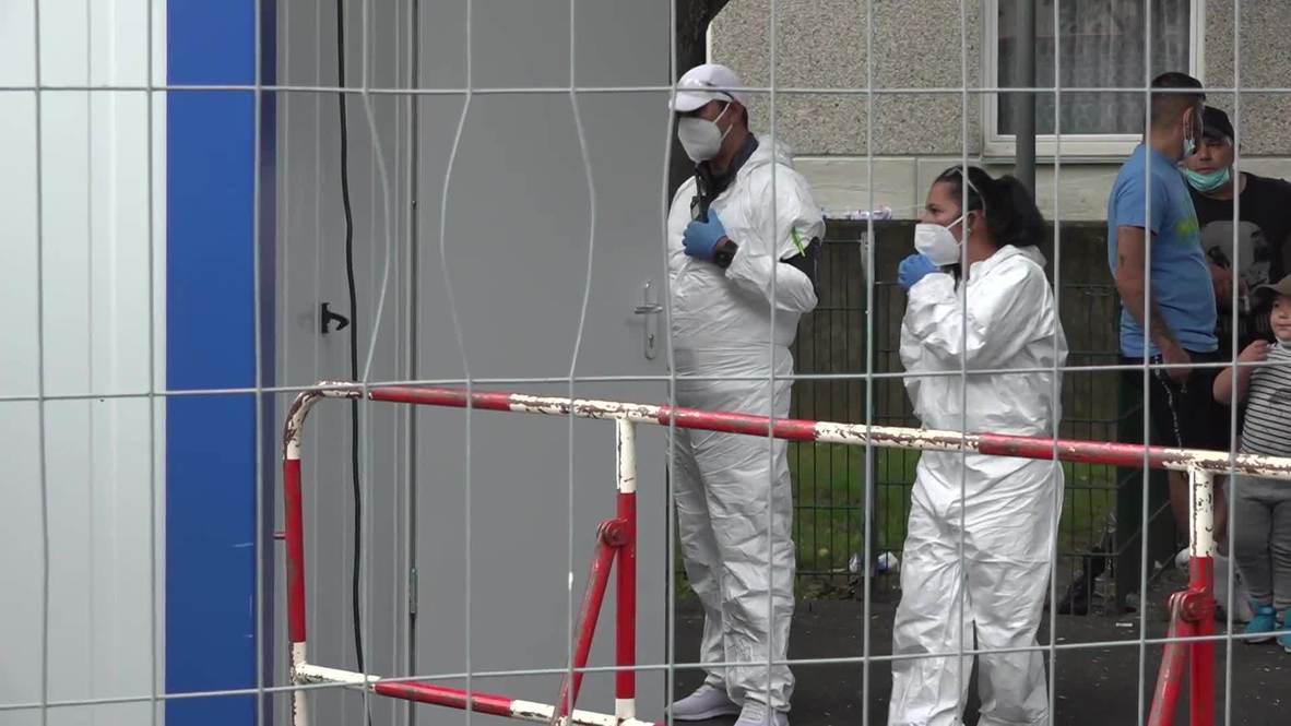 ألمانيا: فرض إجراءات أمنية مشددة على برج سكني خاضع للحجر الصحي في غوتينغين