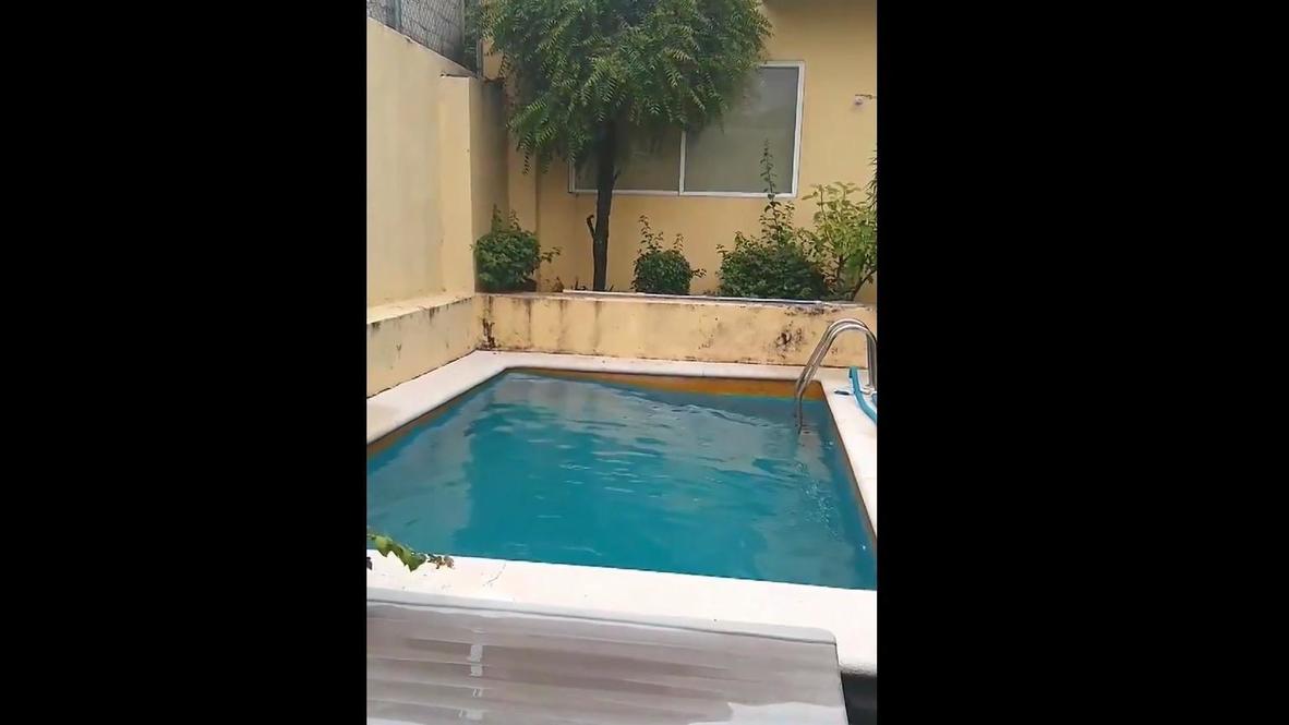 Mexico: 7.5-magnitude earthquake in Cuernavaca made waves in this pool