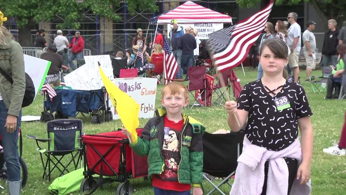 USA: Hundreds rally for gun rights in Olympia for third year in a row