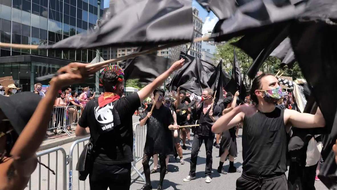 USA: Black Trans Lives Matter protest attracts thousands of New Yorkers