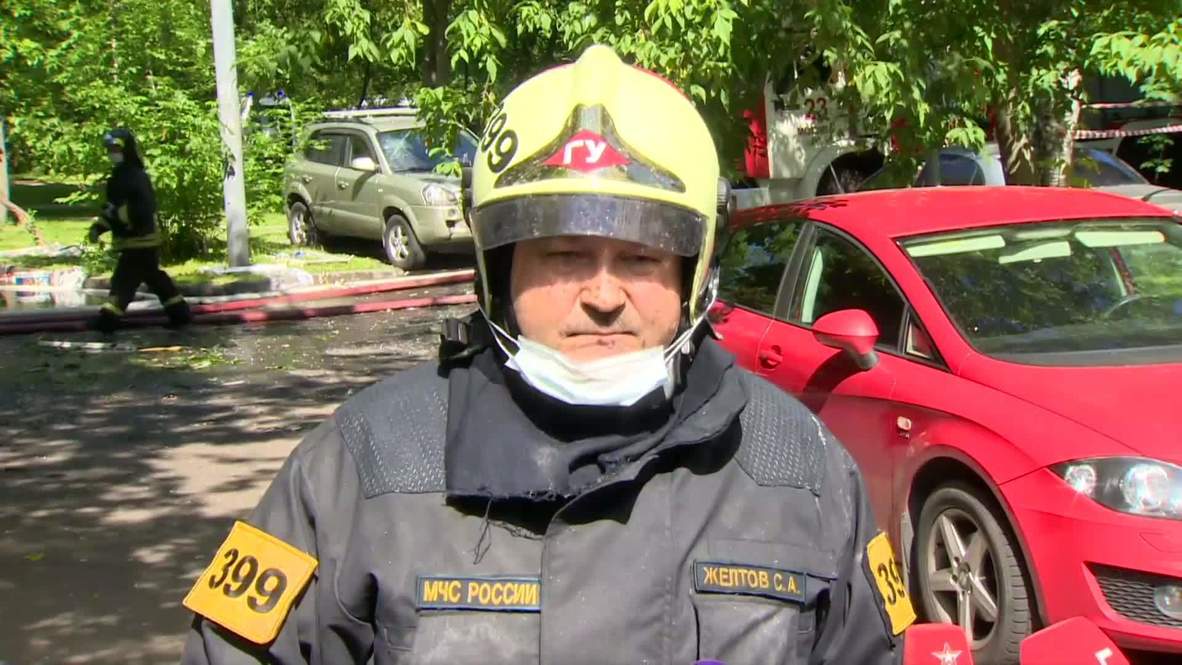 Россия: Три человека госпитализированы в результате пожара в жилом доме на северо-востоке Москвы - МЧС