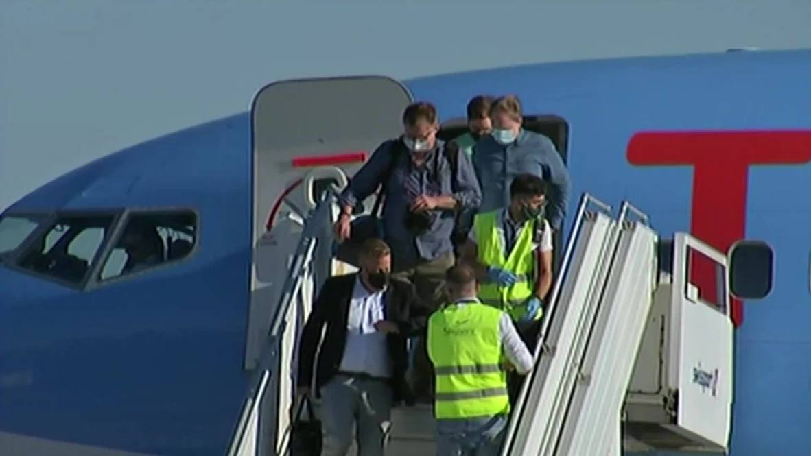 Grecia: Trabajadores alemanes en el primer vuelo extranjero a la isla de Kos desde la pandemia