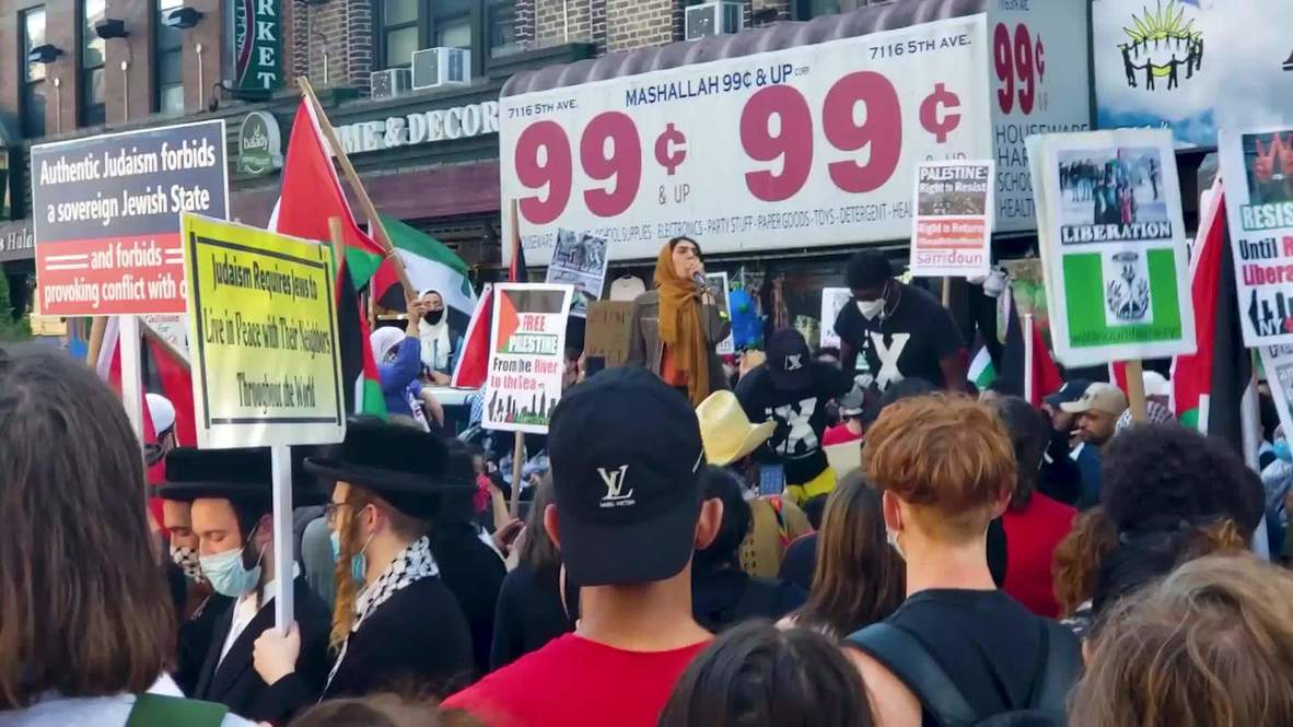 EE.UU.: Protesta en Brooklyn en el "Día de la ira" contra la anexión israelí de Cisjordania
