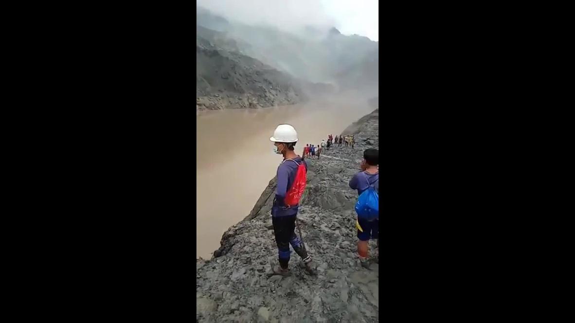 Myanmar: Desprendimiento de tierra en una mina de jade deja al menos 160 muertos