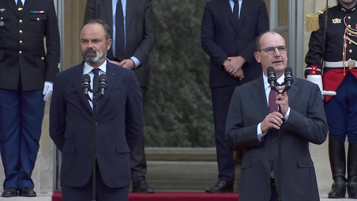 Francia: Jean Castex se convierte en el nuevo primer ministro francés en ceremonia de traspaso de poderes