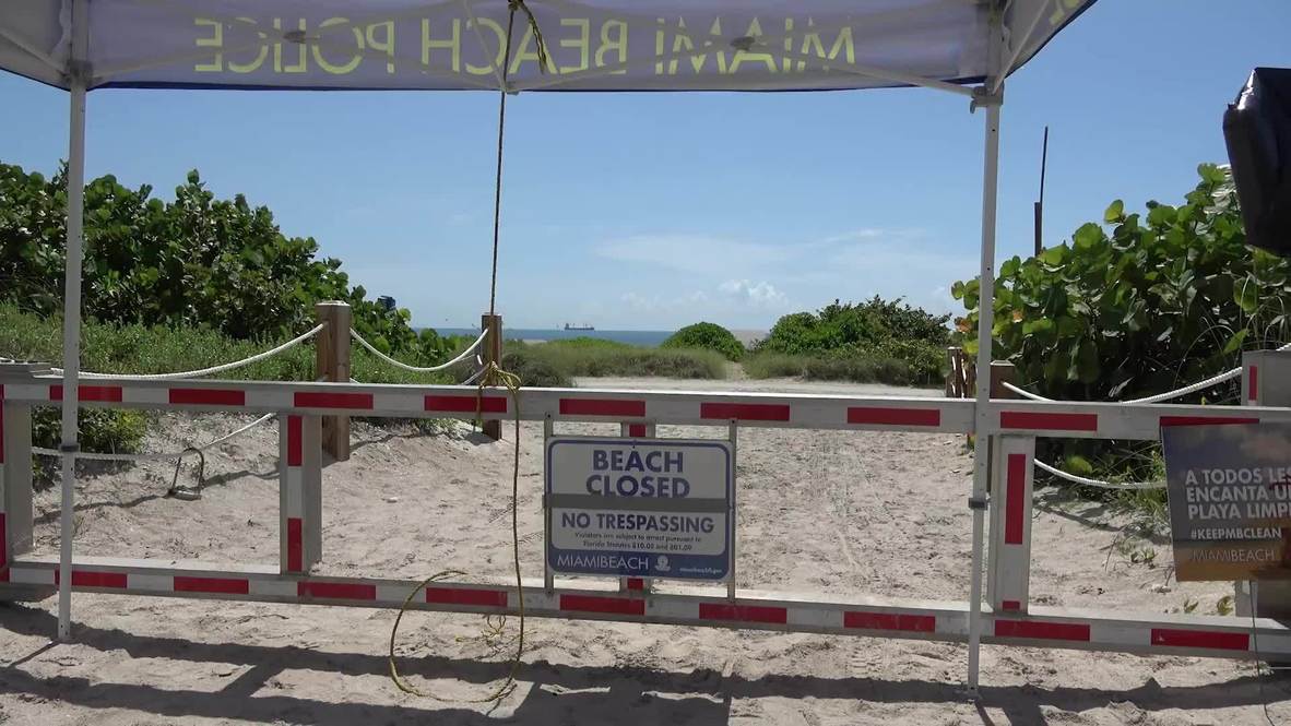 USA: South Florida beaches close for Fourth of July weekend amid COVID concerns