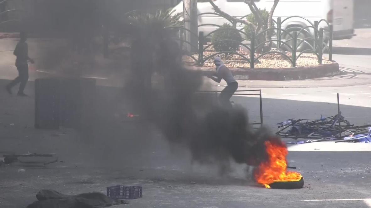 دولة فلسطين: اشتباكات بين محتجين فلسطينيين والقوات الإسرائيلية في الخليل